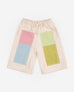 Wide Leg Pants - Patchwork