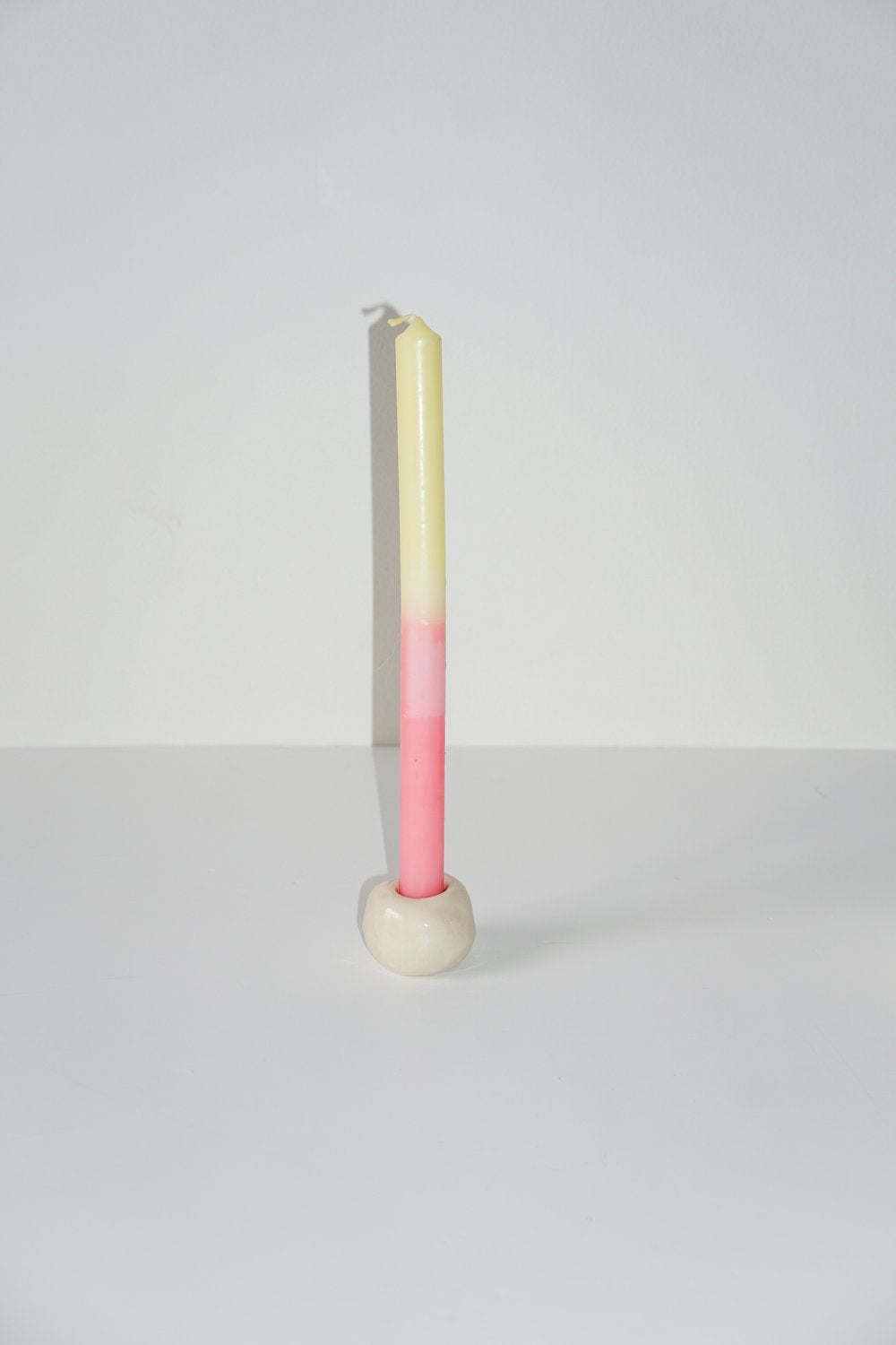 Round Candle Holder - Cream