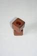 Cube Candle Holder - Red Ash