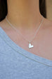 Solid Silver Heart & Chain