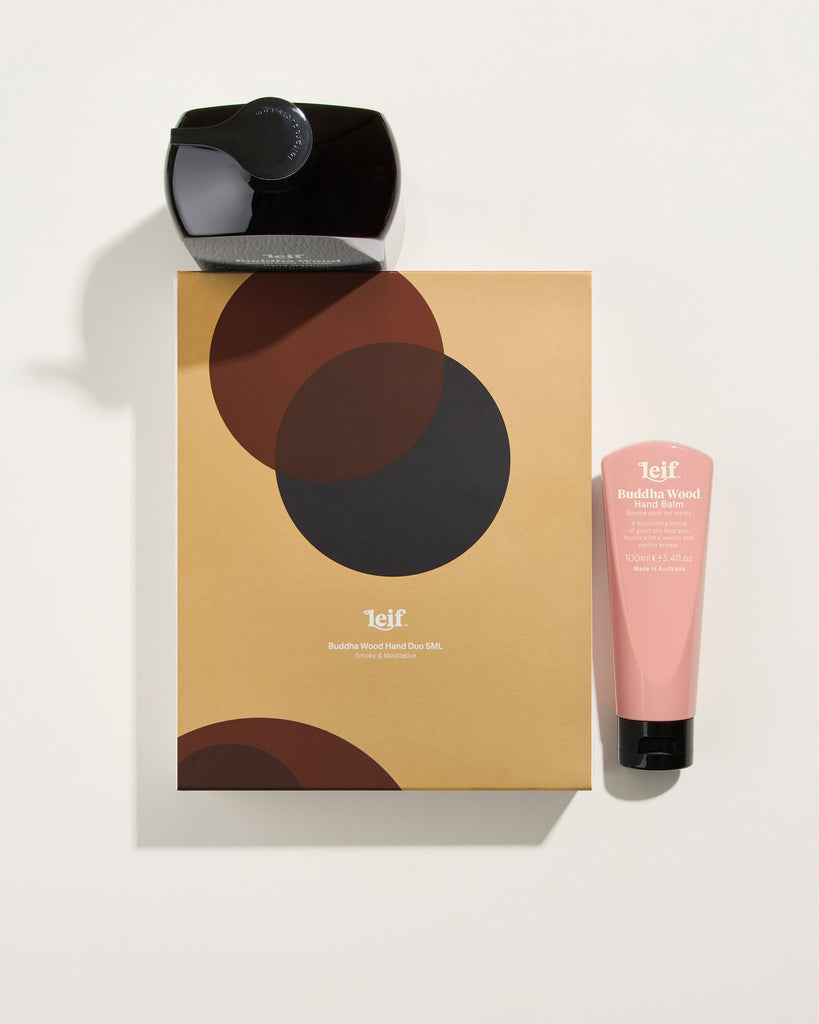 Limited Edition Holiday / Buddha Wood Hand Duo - Small