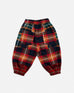 Patched Barrel Pants - Tartan