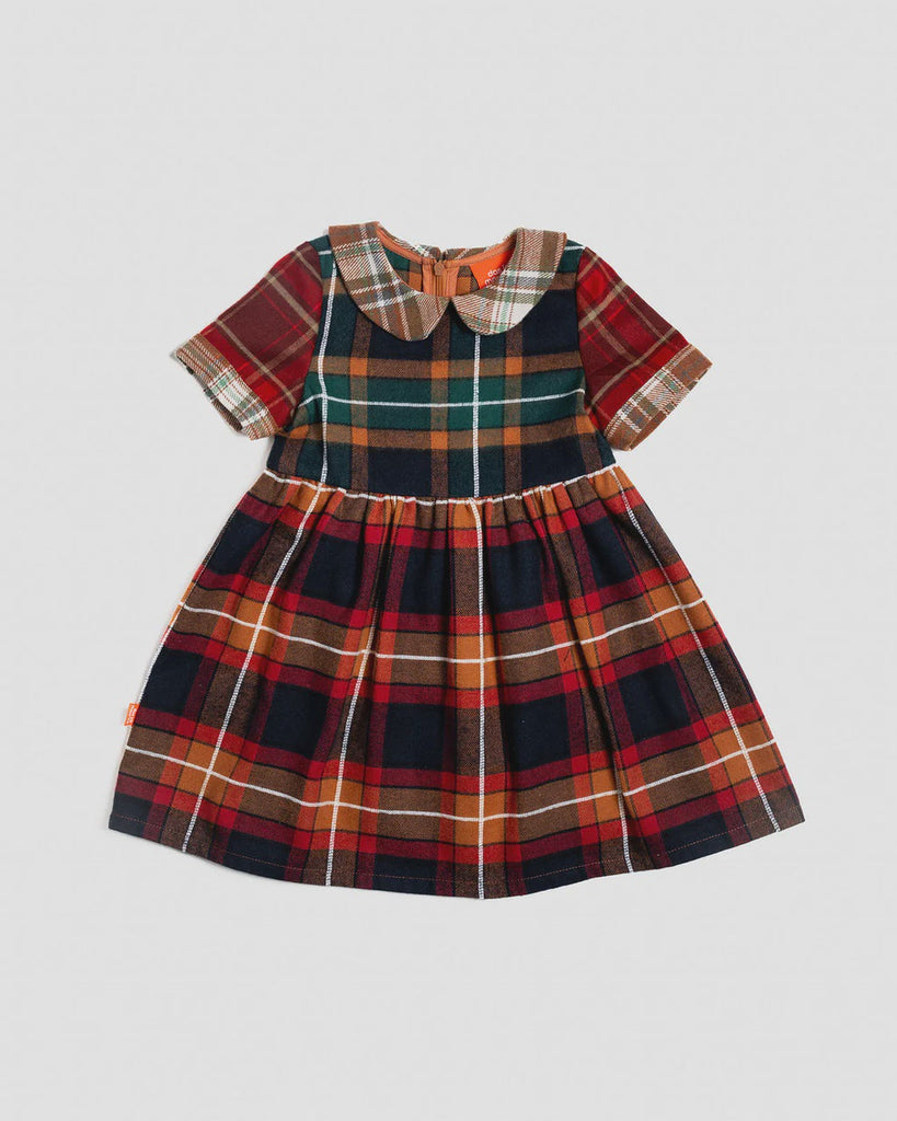 Empire Dress - Tartan