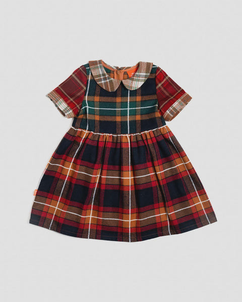 Empire Dress - Tartan