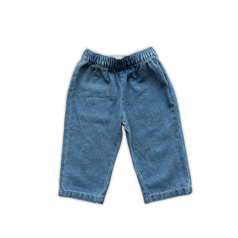 Organic Starlight Embroidery Denim Pant