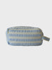 Butter Blue Seersucker Dopp Kit