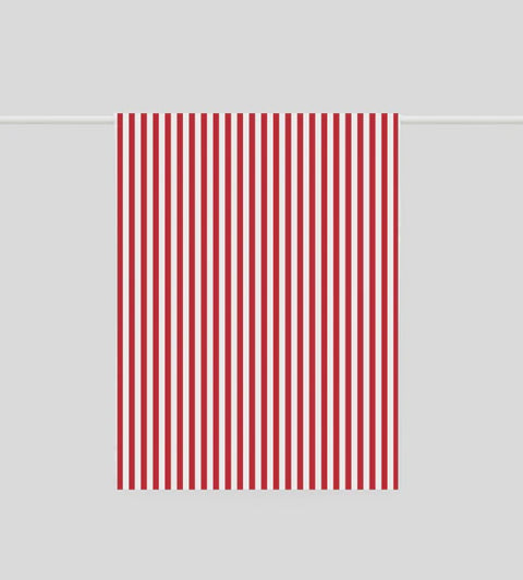 Tea Towel - French Nautical Red Stripe