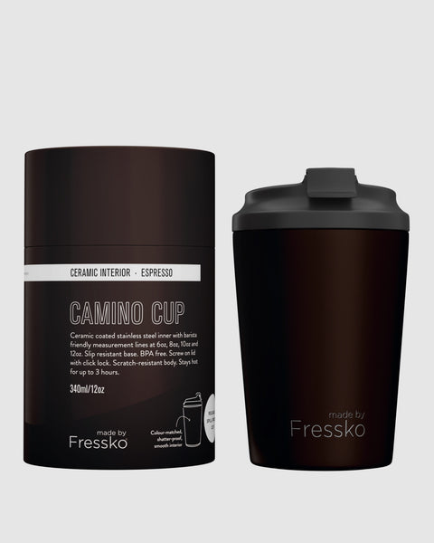 Ceramic Camino Reusable Cup - Espresso