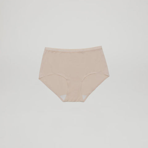 BioTracker High-Waisted Full Brief - Nude