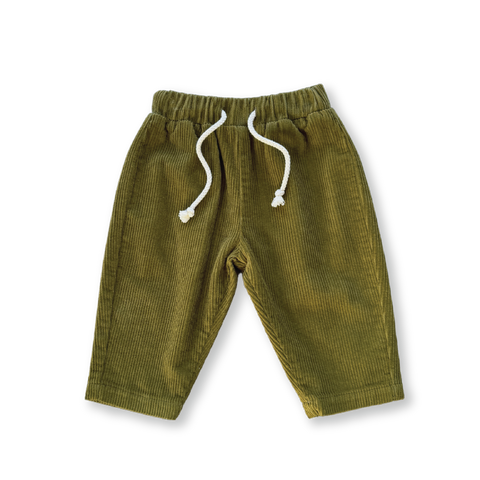 Organic Cord Pant - Herb