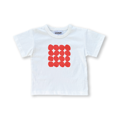 Organic Pebble Tee - Tomato