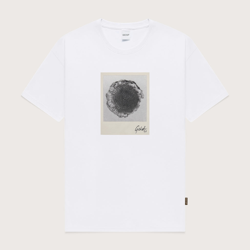 Petrified Print Tee - White