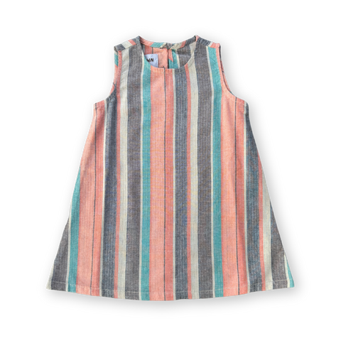 Summer Stripe Shift Dress - Multi