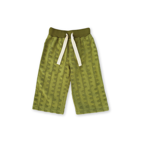 Terry Flow Pants - Leaf