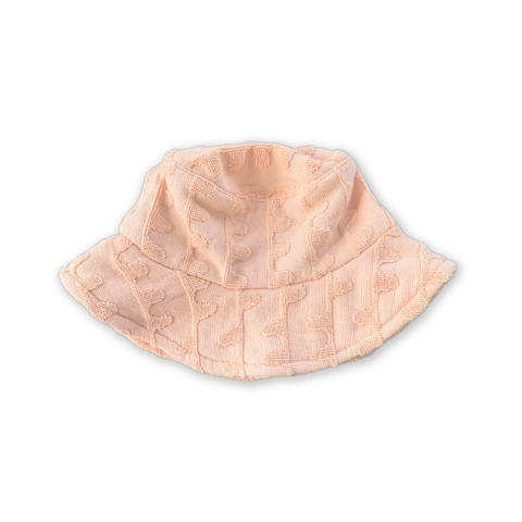 Terry Flow Bucket Hat - Peachy