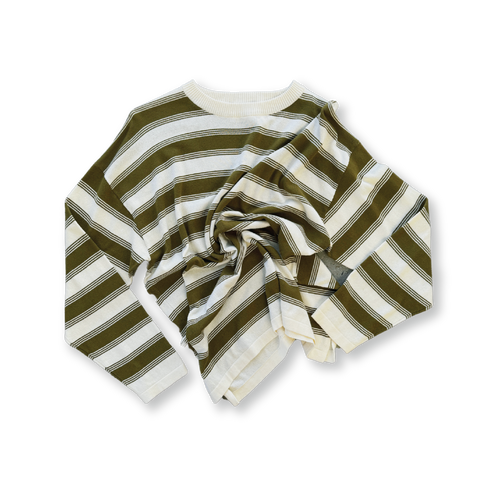 7-Stripe Long Sleeve Tee / Adults - Herb