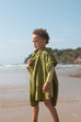 Terry Flow Poncho - Leaf