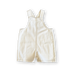 Everyday Twill Short Overalls - Milk