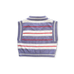 Knitted Club Stripe Top - Mauve