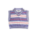 Knitted Club Stripe Top - Mauve