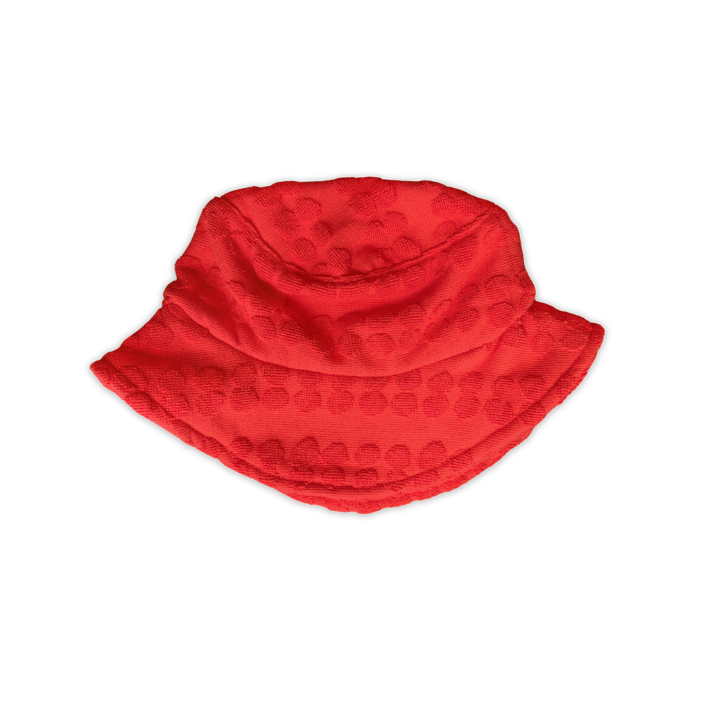 Bubble Terry Towelling Bucket Hat - Fiesta