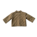Quilted Denim Jacket - Coffee