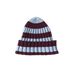 Striped Pixie Knit Beanie - Plum & Haze