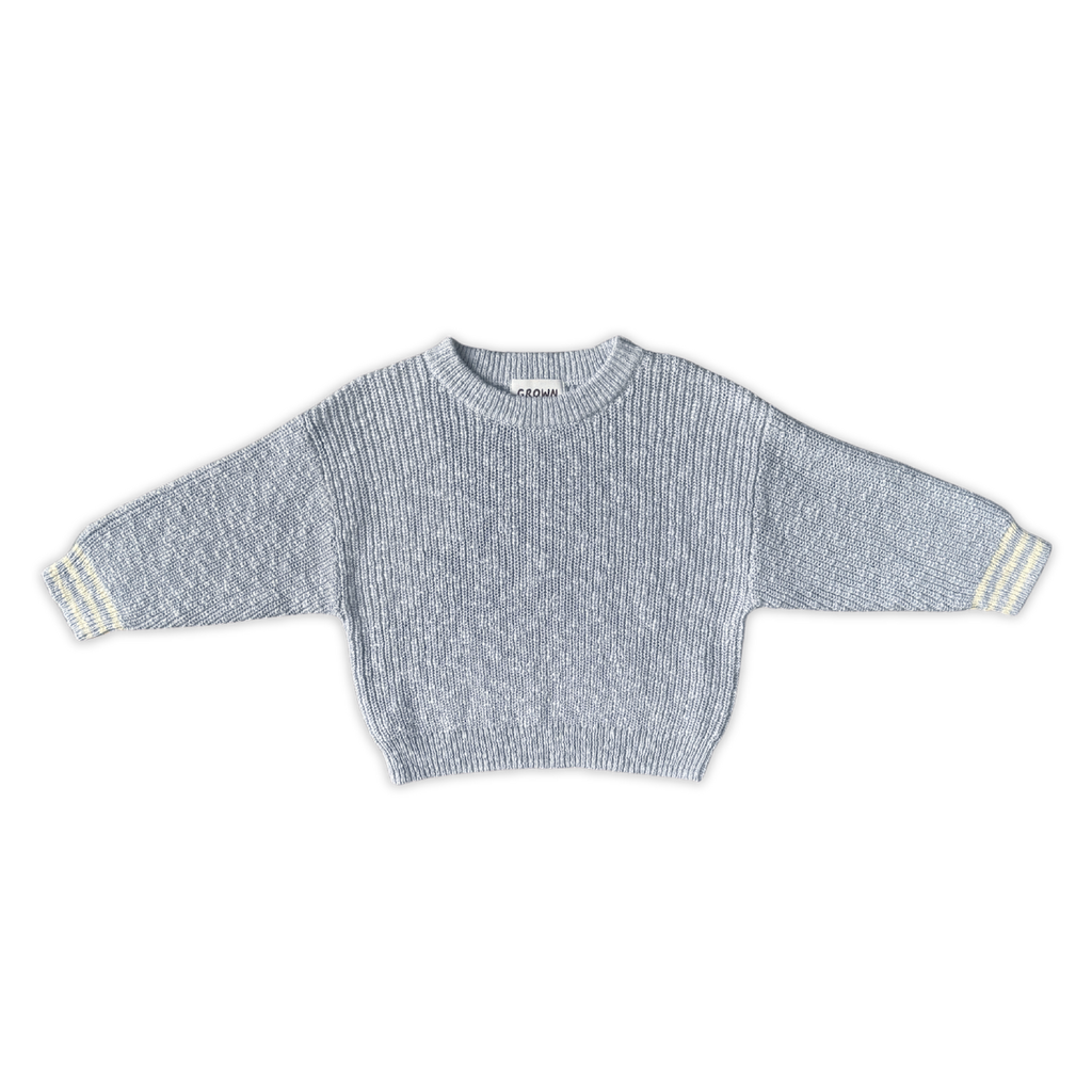 Essential Textured Knit Pull Over - Haze
