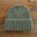 Chunky Handknit Beanie - Midnight Moss
