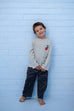 Fruit Salad Long Sleeve Tee - Grey Marle