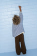 Essential Textured Knit Pull Over - Haze