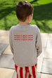 Have A Nice Day Long Sleeve Tee - Grey Marle