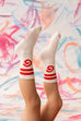 Swirl Cotton Socks - Milk & Sauce