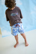 Organic Tie Dye Milano Shorts - Pacific