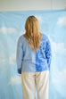 Organic Knitted Tie Dye Long Sleeve Tee / Adults - Pacific