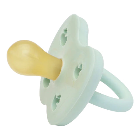 Coloured Pacifier / Round Teat - Mellow Mint