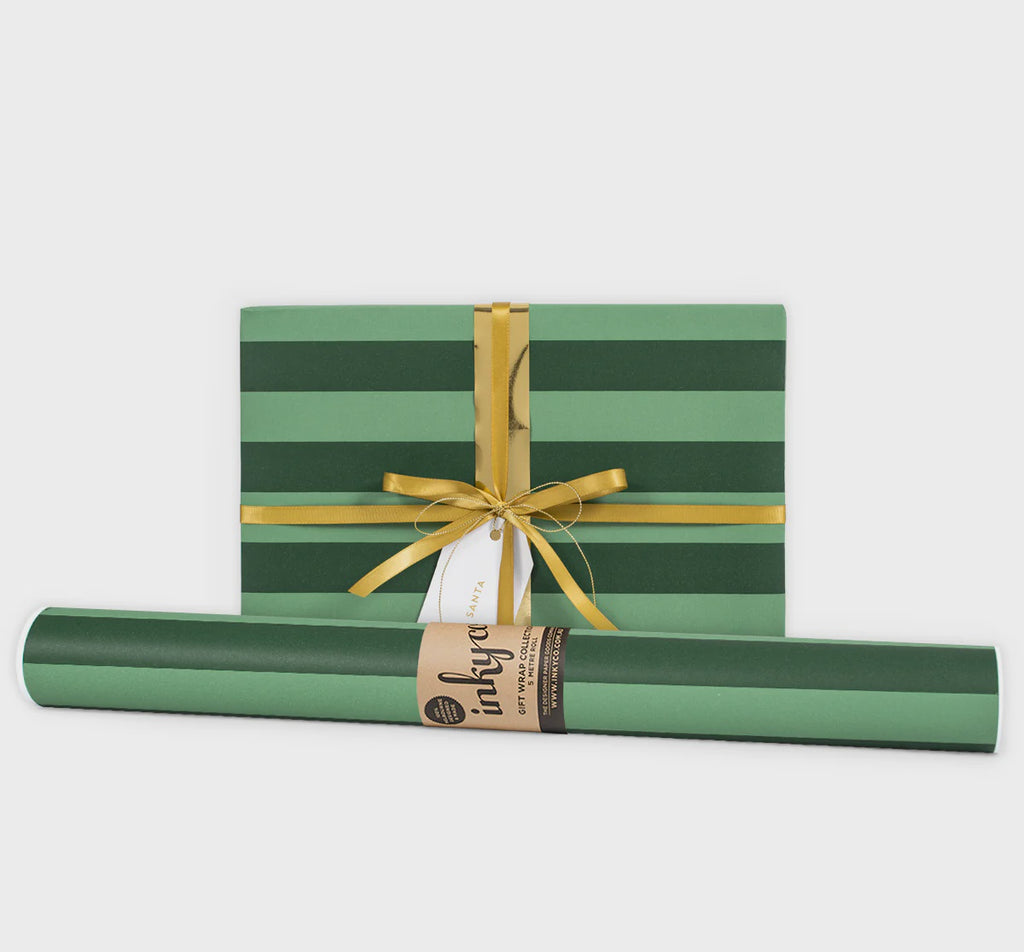 Stripe Wrapping Paper - Green