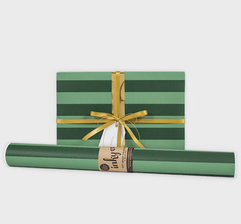 Stripe Wrapping Paper - Green