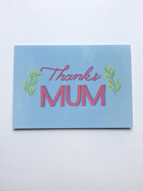 Thanks Mum  Card