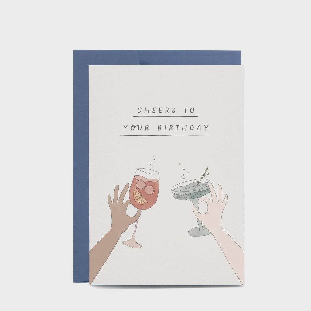 Cheers To Your Birthday Greeting Card