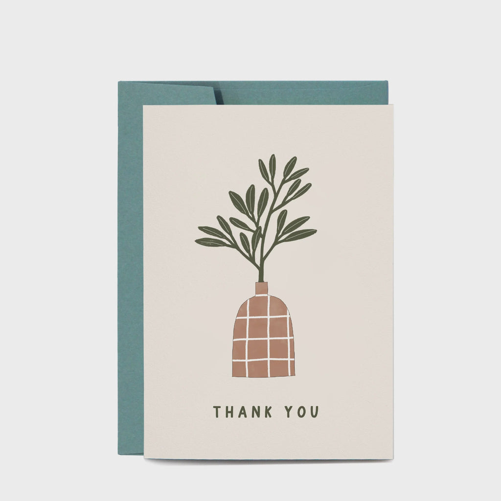 Thank You Vase Greeting Card