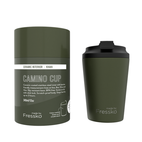 Ceramic Camino Coffee Cup - Khaki