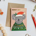 Christmas Koala Gold Foil Card