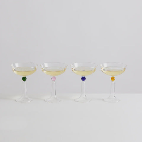 Tassel Champagne Coupes