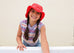 Bubble Terry Towelling Bucket Hat - Fiesta