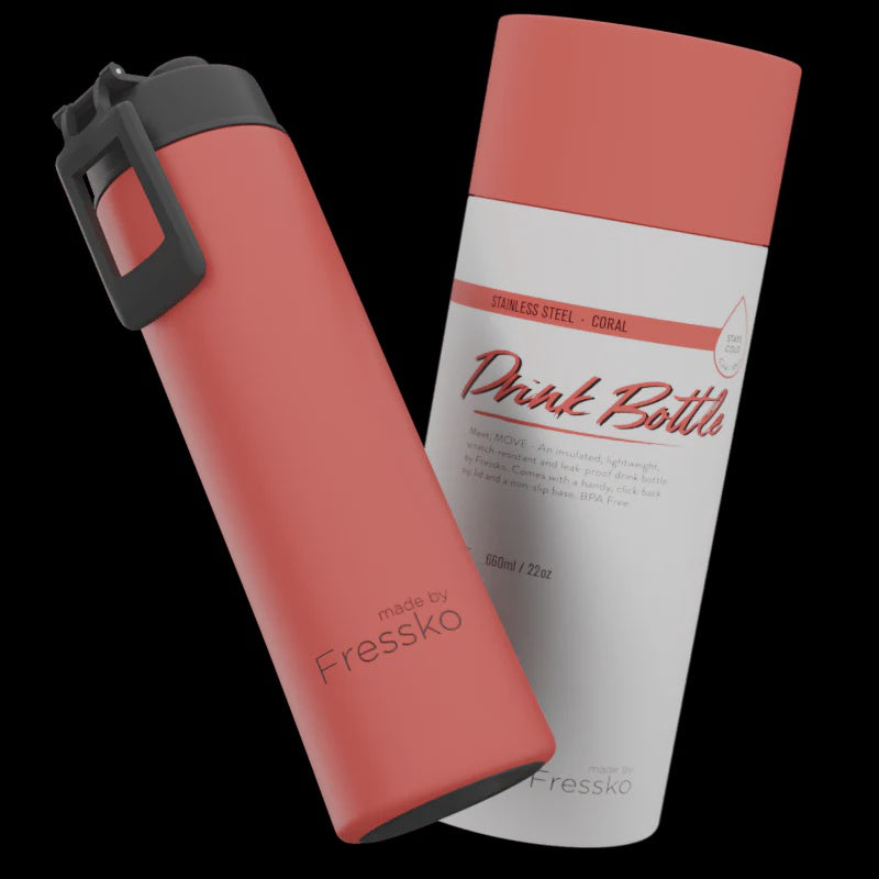 Insulated Drink Bottle / Move 660ml -  Coral