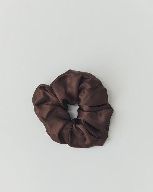 Silk Scrunchie - Cacao