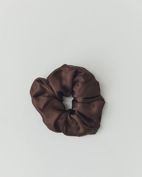 Silk Scrunchie - Cacao