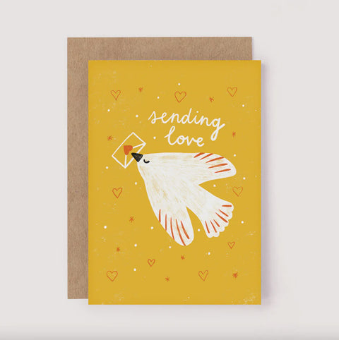 Sending Love Greeting Card