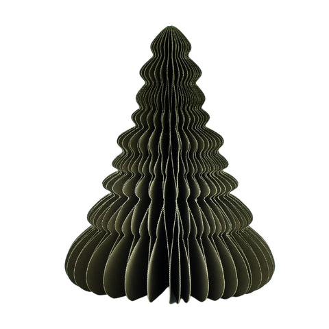 Christmas Tree Standing Ornamnet (24cm) - Olive Green
